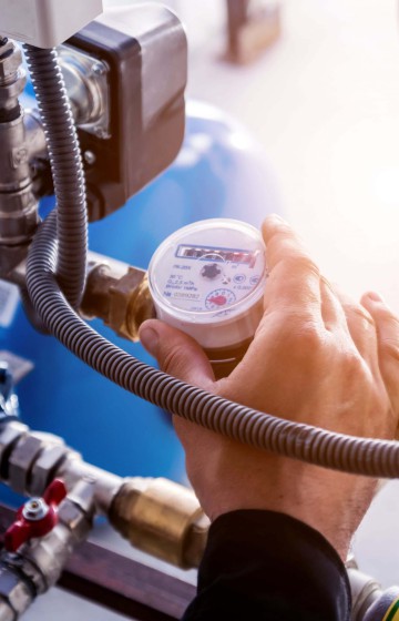 Control of Water Softeners and Pressure Groups